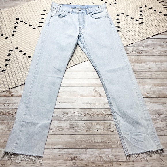 Levi’s Orange Tab Slim Leg Womens Jeans Retro Light Wash Size 27 - Picture 2 of 7